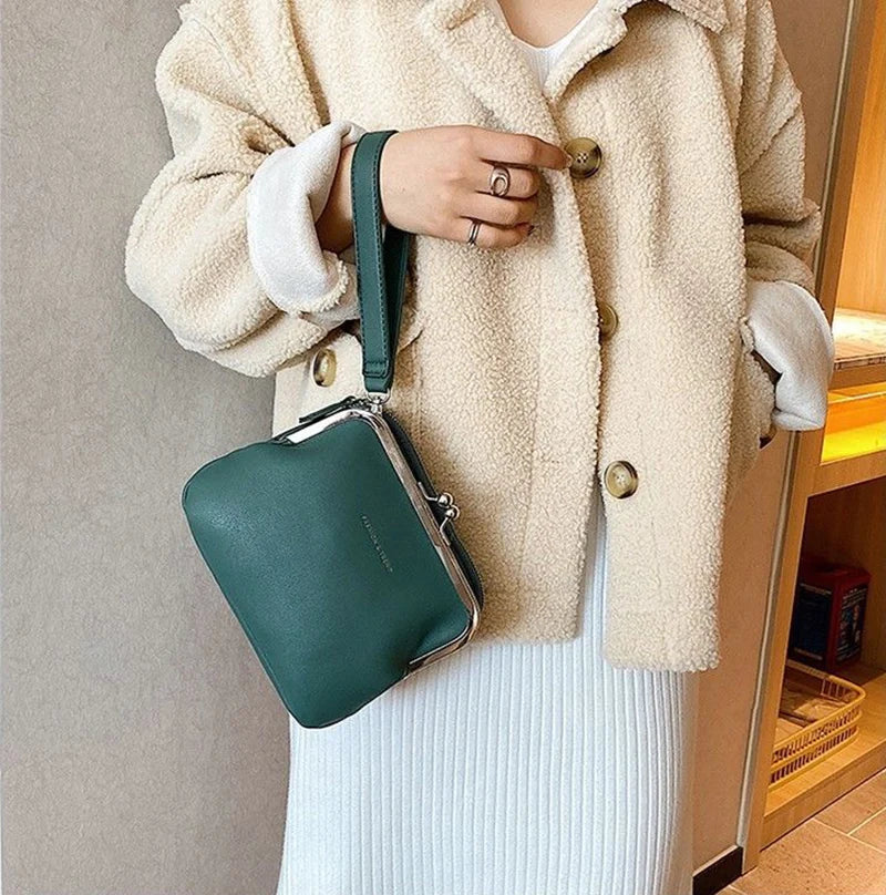 Vintage Leather Crossbody Handbag