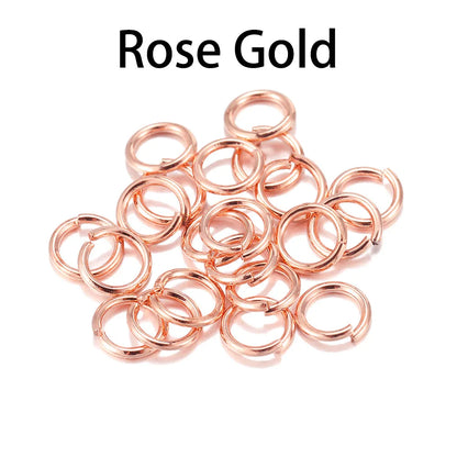 50-200Pcs/lot 3-20 mm Split Rings Connectors For DIY Jewelry