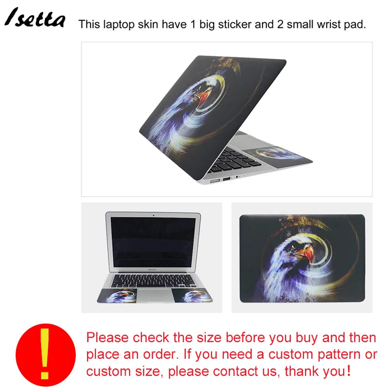 Protective Laptop Sticker Skin 15" Cover