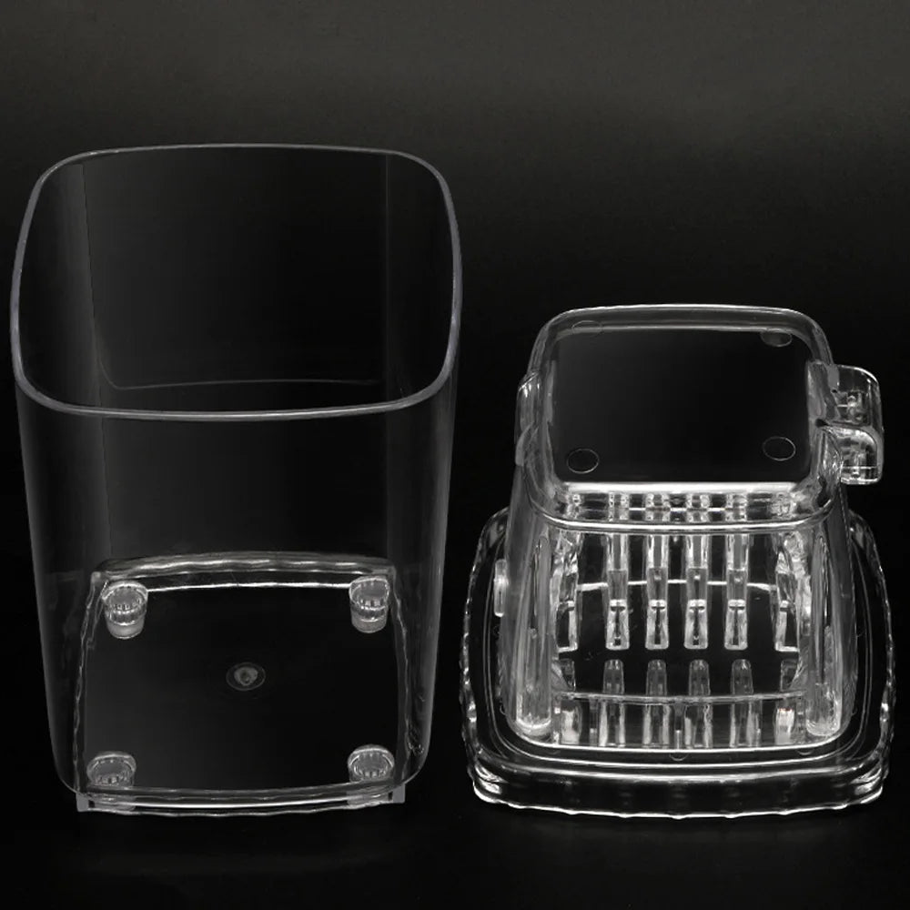 Portable 1.25L Hand Crank Ice Shaver for Drinks, Cocktails & Desserts