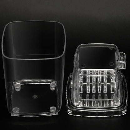 Portable 1.25L Hand Crank Ice Shaver for Drinks, Cocktails & Desserts