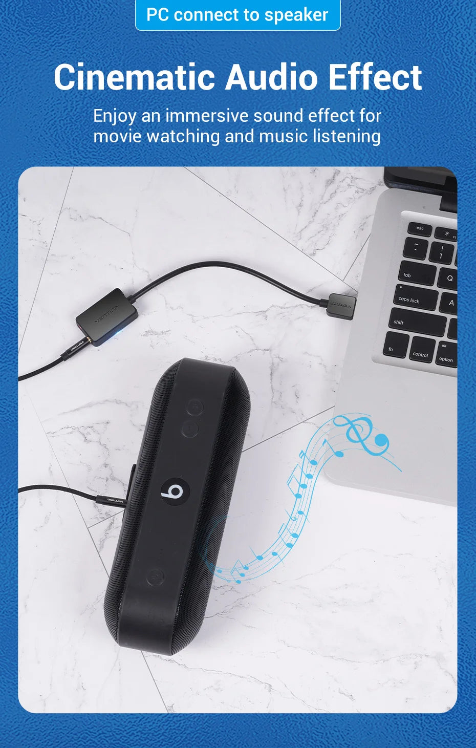USB External Sound Card Adapter