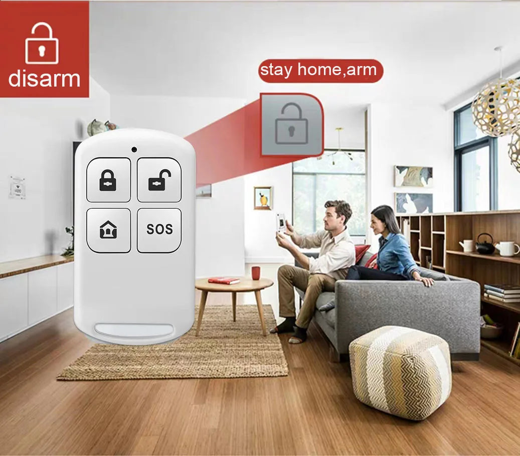 Wireless Security System with Sensors & App Control