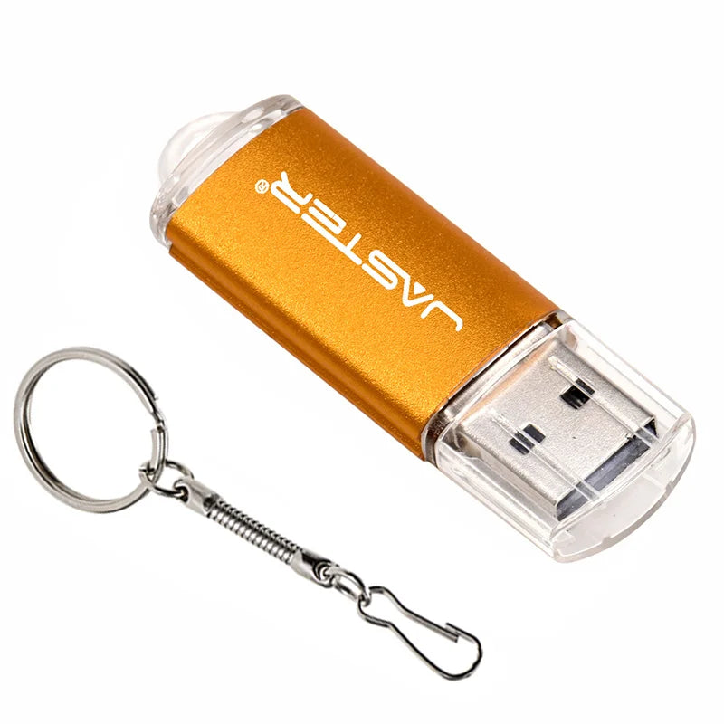 Portable USB 2.0 Memory Stick with Key Ring – Multiple Capacities & Colors