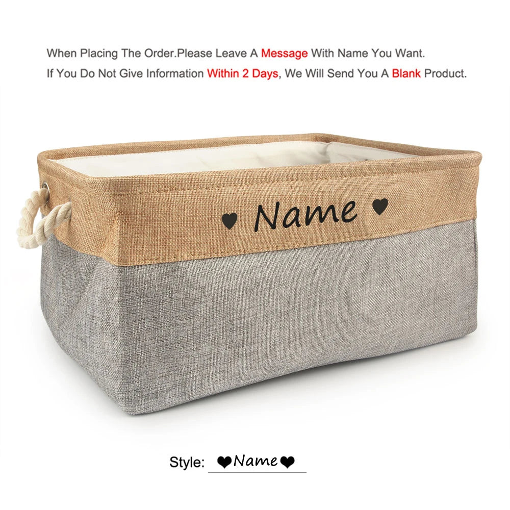 Custom Pet Storage Basket