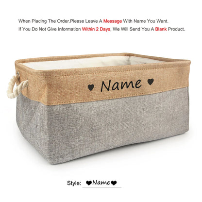 Custom Pet Storage Basket
