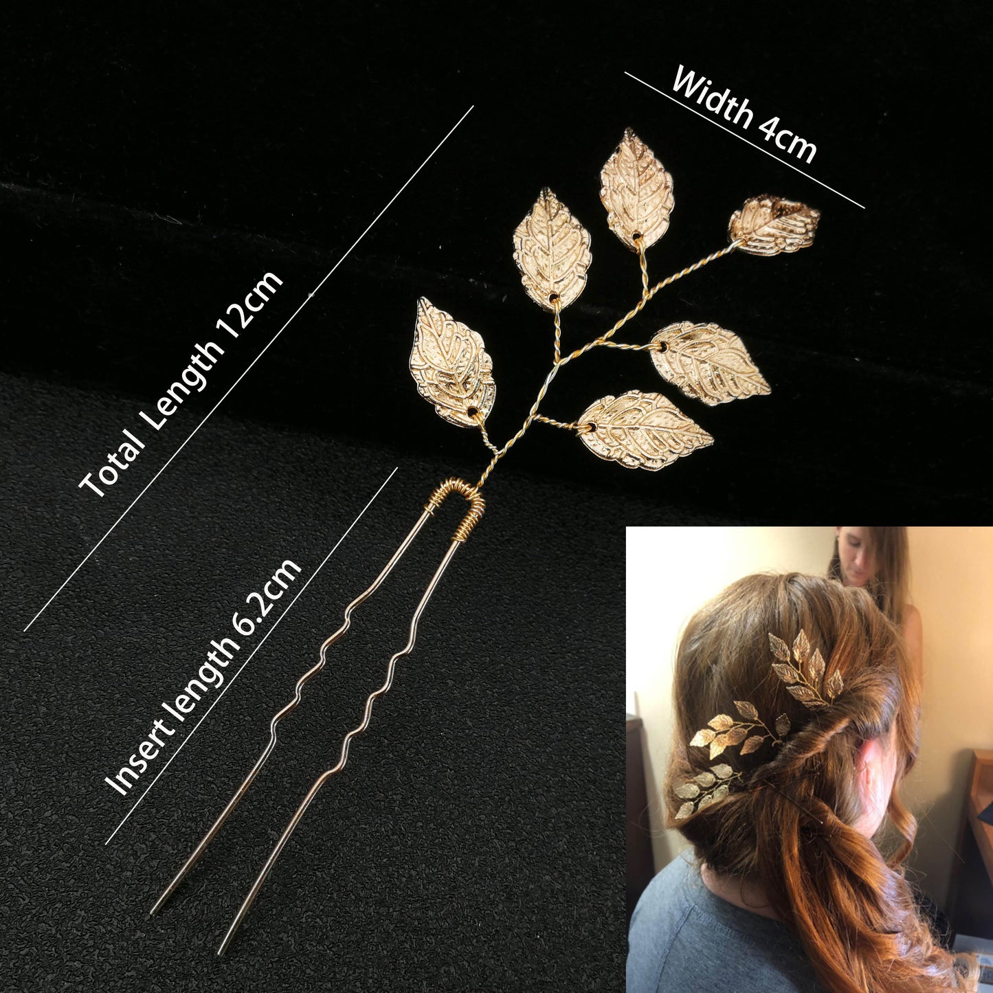 Hair Wedding Accessories Pin Metal Barrette