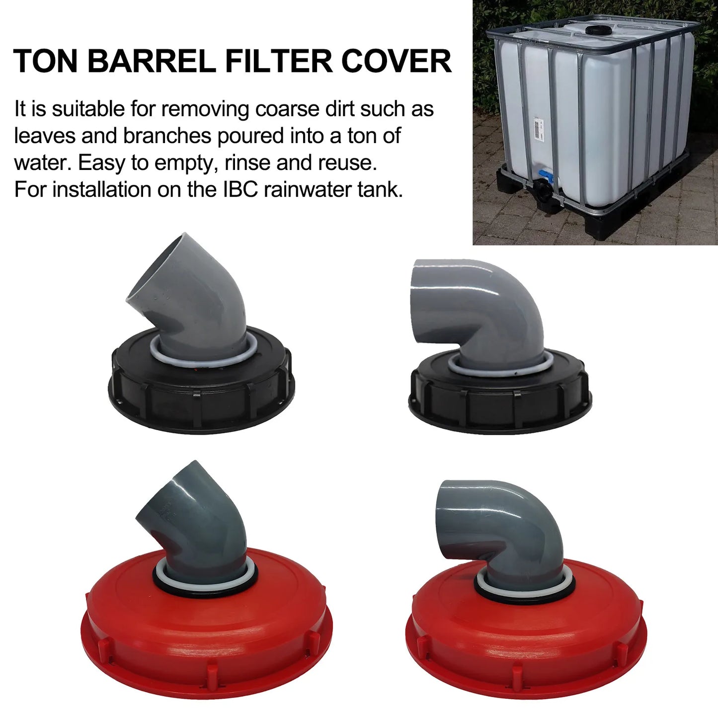 IBC Tank Lid with Nylon Filter