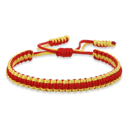 Ethnic Tibetan Buddha Woven Multicolor Bracelets