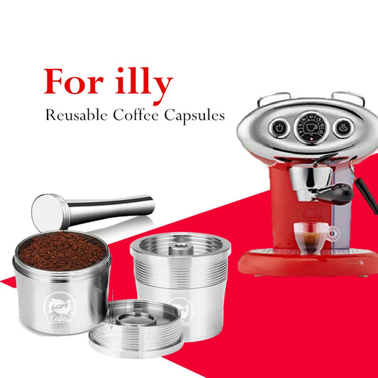 ICafilas Resuable Coffee Capsules Filter Fit for illy Coffee Machine