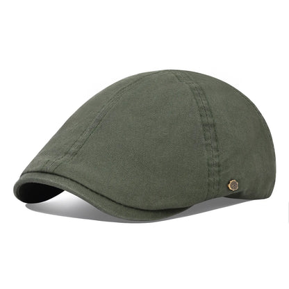 Cotton Newsboy Ivy Flat Cap