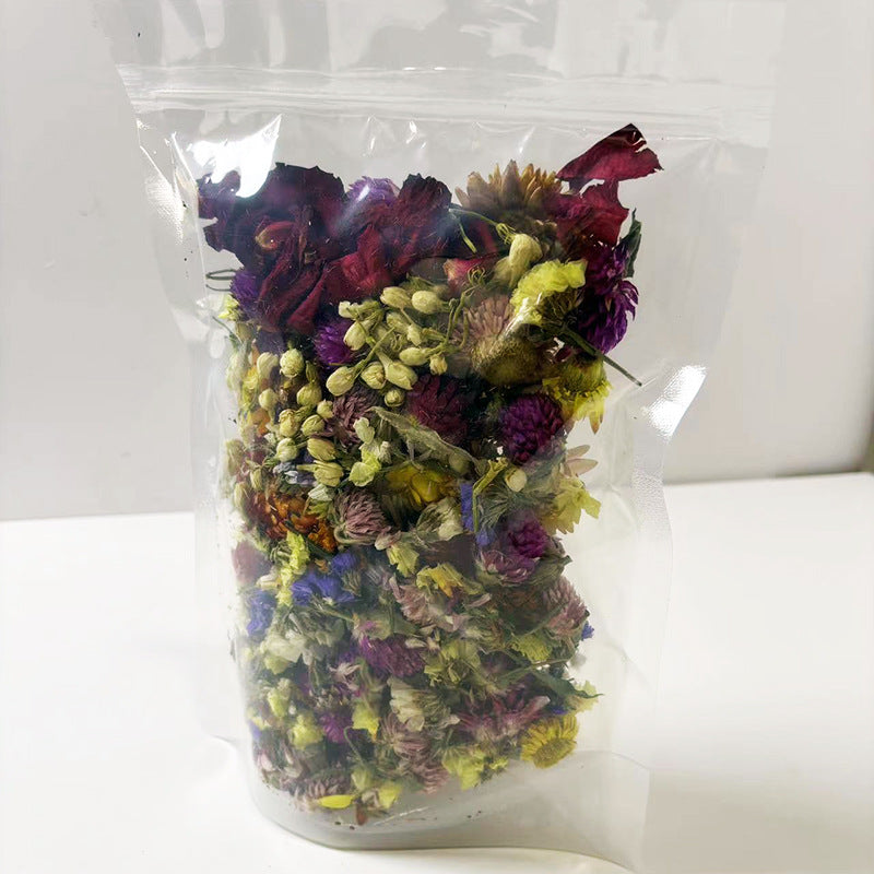 Natural Dried Flower Habitat Decor for Small Pets