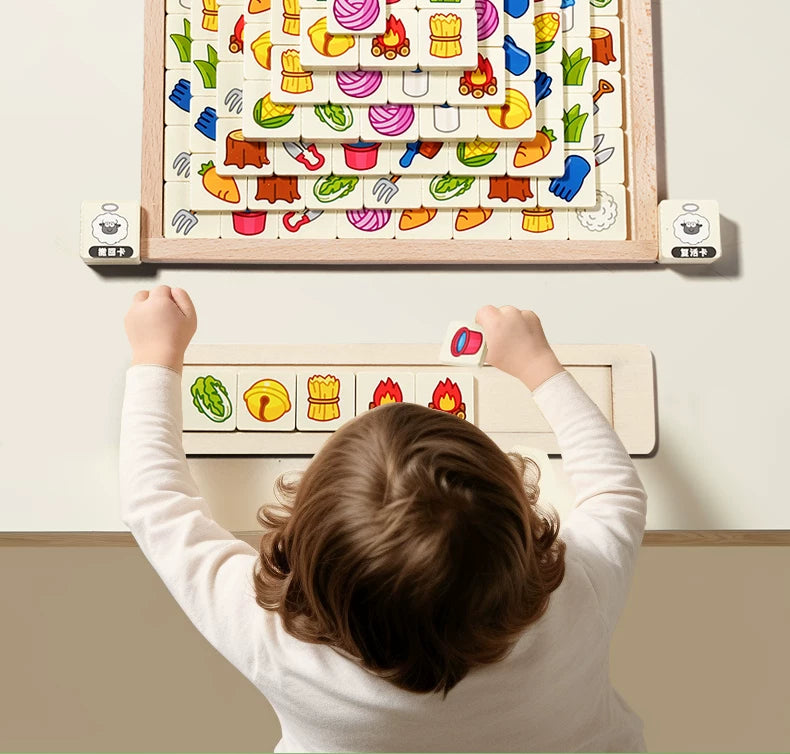 Wooden Sheep Strategy Board Game