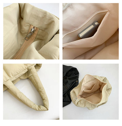 Women’s Quilted Waterproof Tote Shoulder Bag