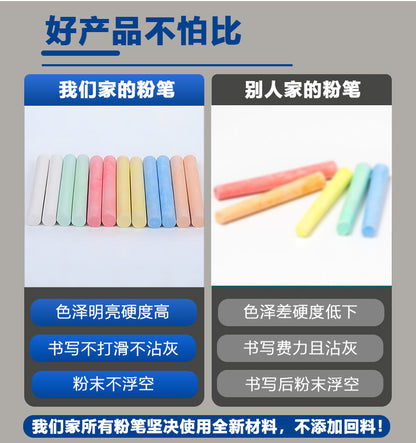 Dustless Coloured Chalk Set