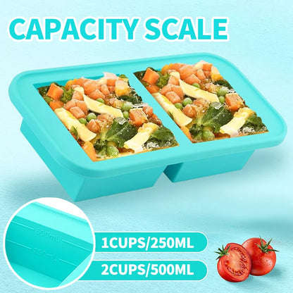 Silicone Freezer Meal Preparation  Molds