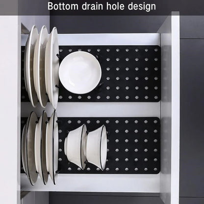 Adjustable Drawer Dish Drying Rack