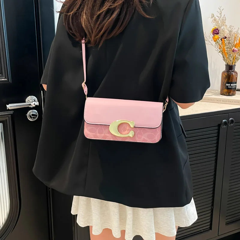 Vintage Floral Shell Crossbody Bag