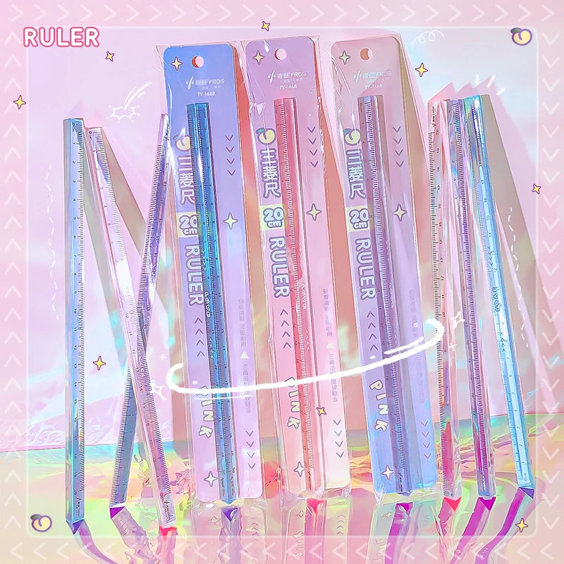Aesthetic Straight Drawing Ruler