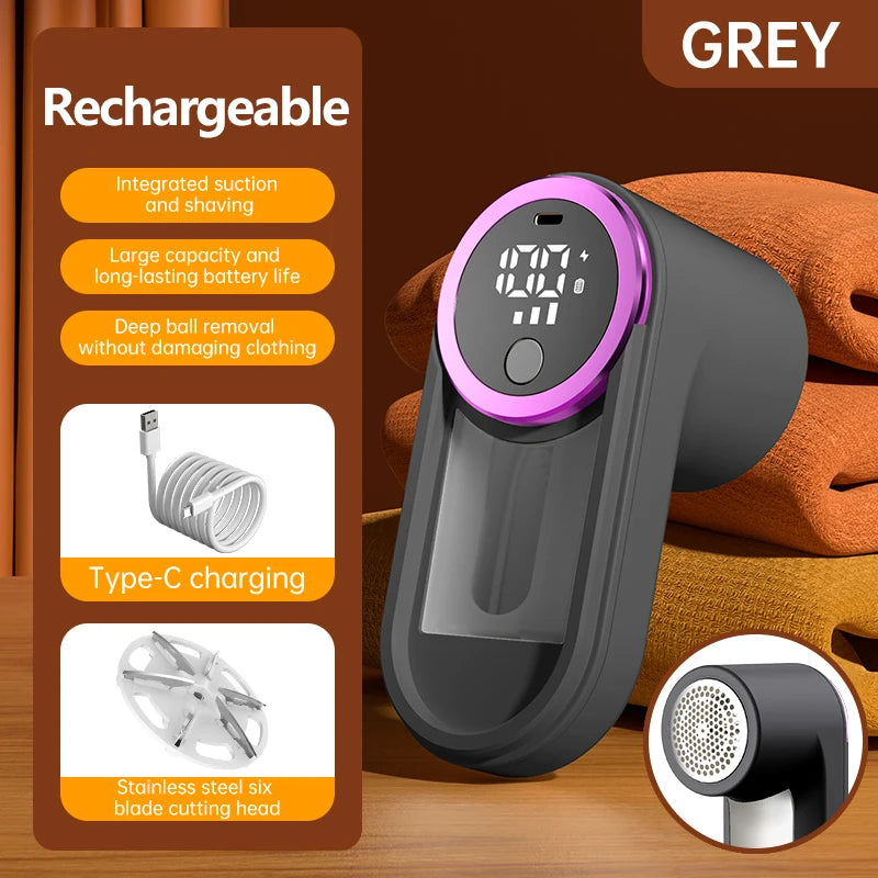 Portable Lint Remover with LED Display