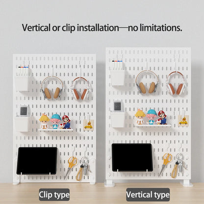 Adjustable Desktop Pegboard Organizer