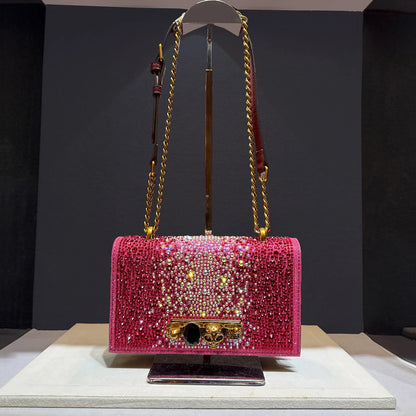 Glitter Evening Crossbody Bag