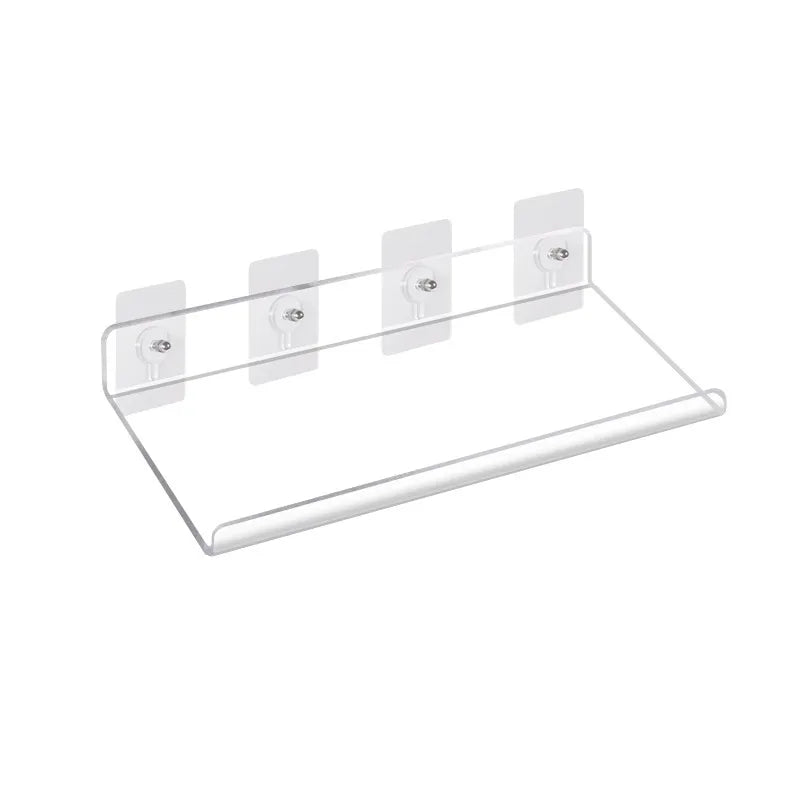 Wall-Mounted Acrylic Storage Rack