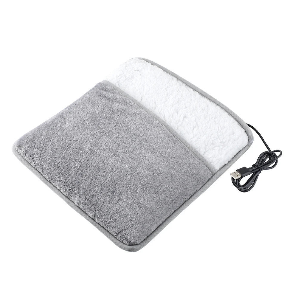 USB Foot Warmer Plush Heating Foot Cover