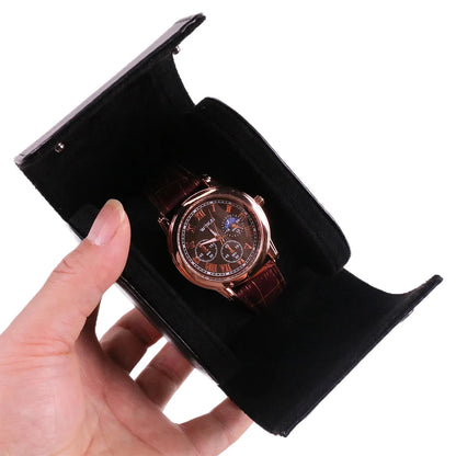 Single Watch Storage Case with Protective Cushion