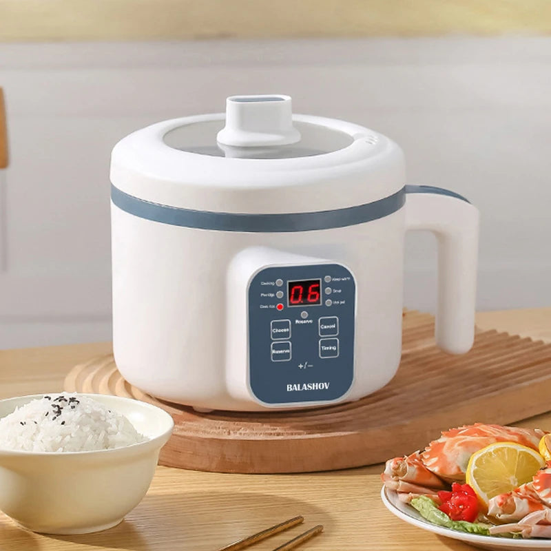 Compact Electric Rice Cooker & Food Steamer