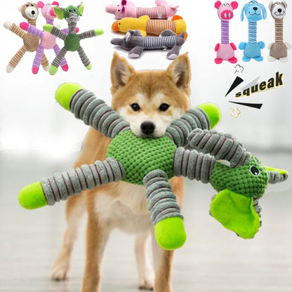 Animal Plush Squeaky Dog Toy