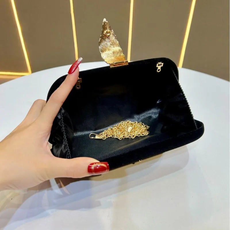 Velvet Evening Clutch Bag