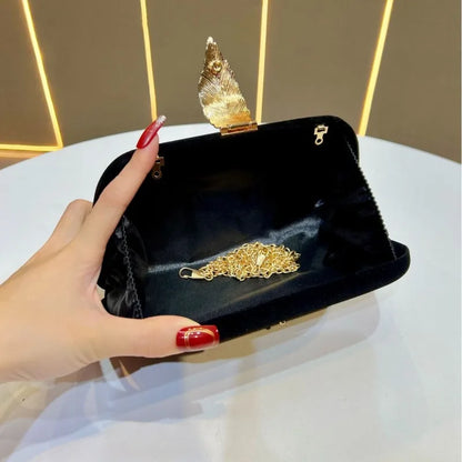 Velvet Evening Clutch Bag