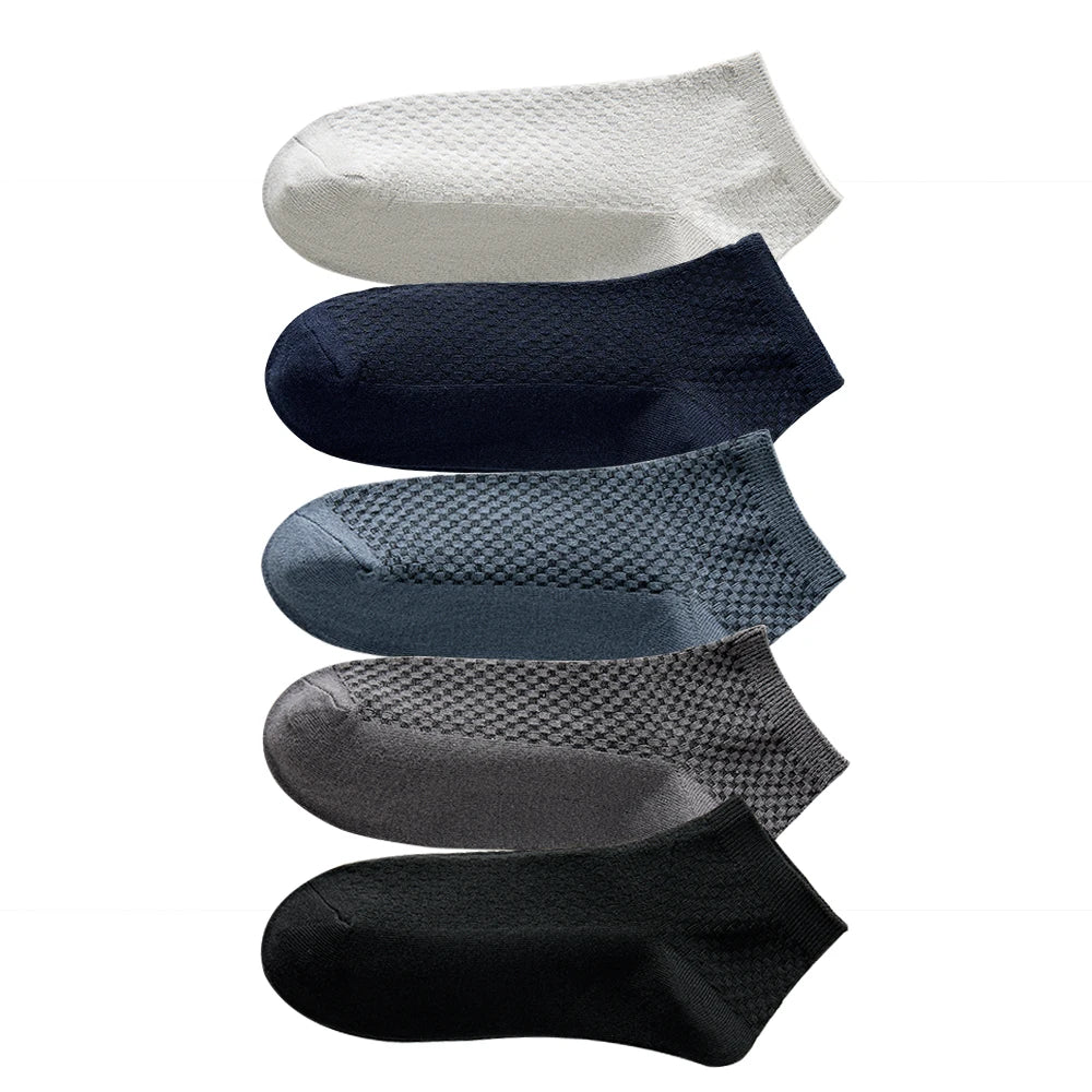 Men’s Bamboo Ankle Socks 5 Pairs