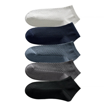 Men’s Bamboo Ankle Socks 5 Pairs