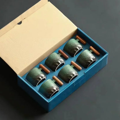 80ml Creative Handmade Ceramic Retro Coffee Mug