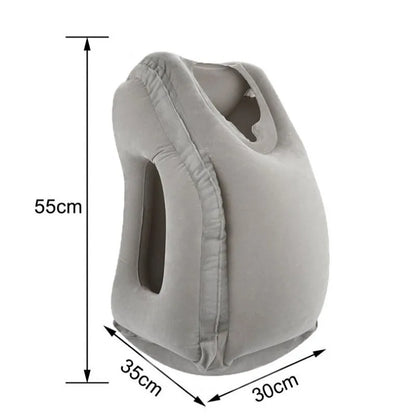 1pc Inflatable Air Cushion Travel Pillow