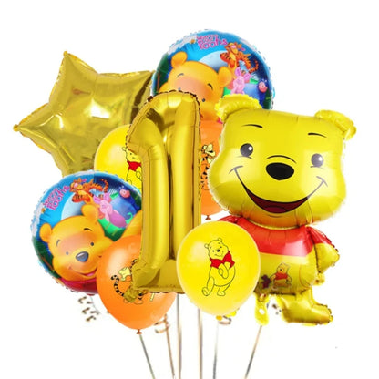 Winnie the Pooh Birthday Decoration Balloons