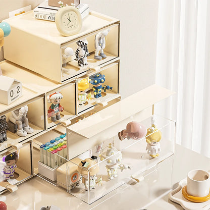 Storage Box with Drawers – Desktop Organizer & Display Case