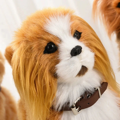 Interactive Walking Plush Robot Dog