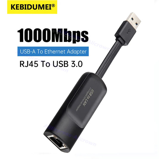 USB 3.0 to RJ45 Gigabit Ethernet Adapter