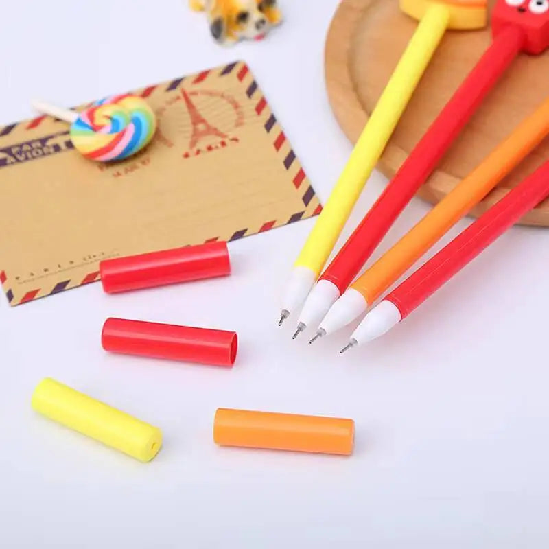 4PCS Kawaii Fast Food Gel Pen Set