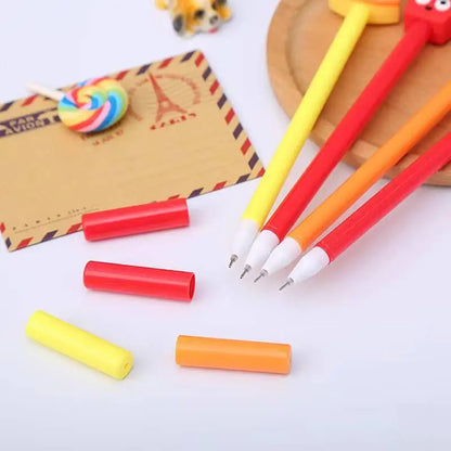 4PCS Kawaii Fast Food Gel Pen Set
