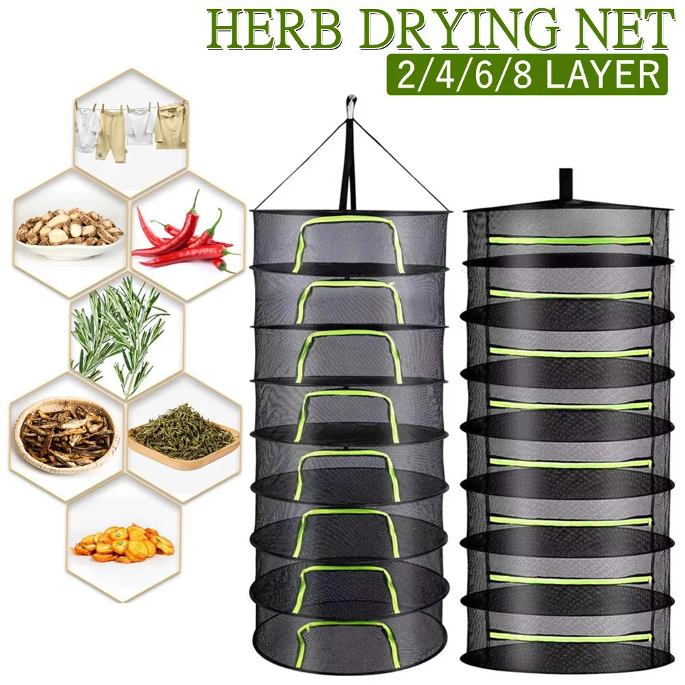 Hanging Mesh Herb & Flower Drying Net