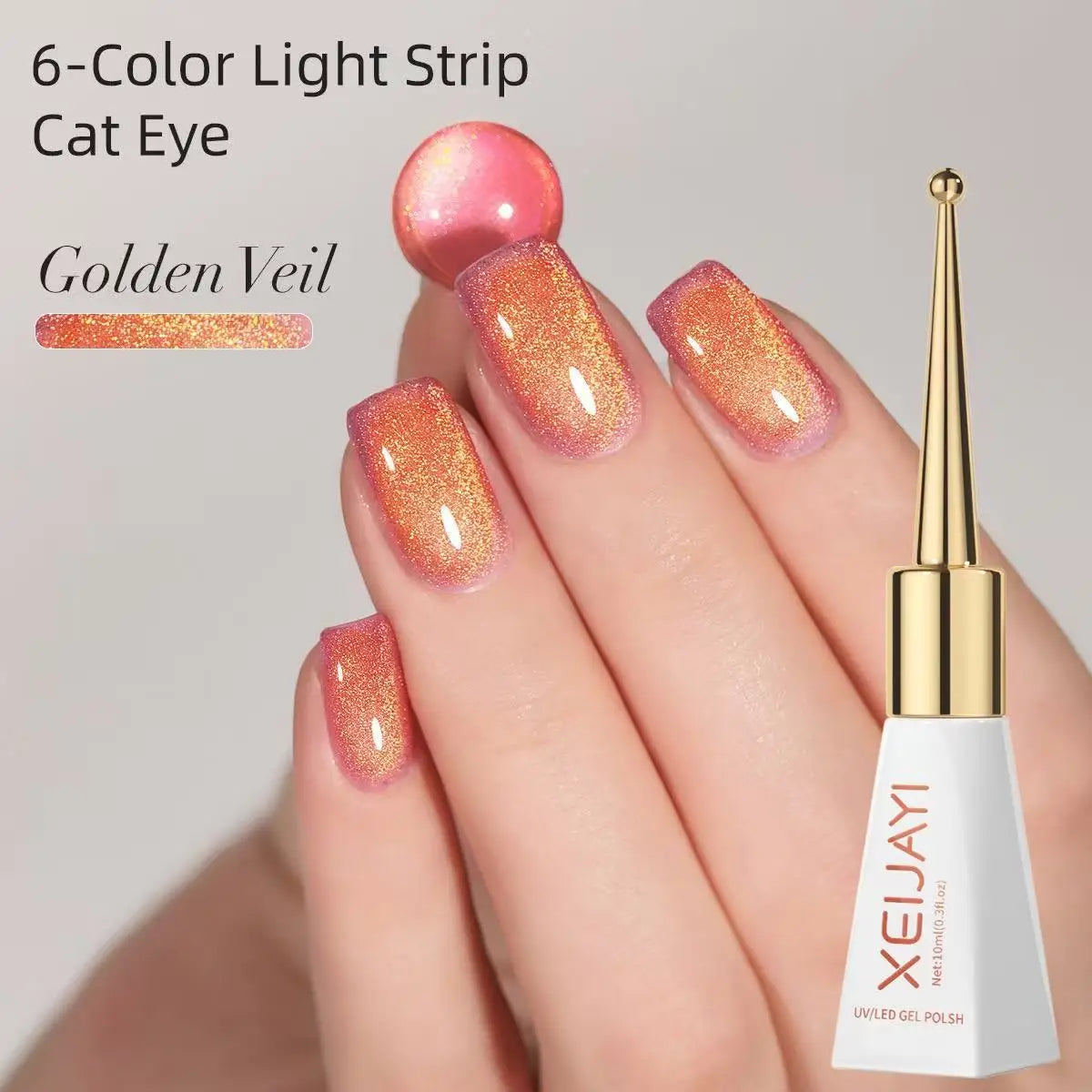 10ML Cat Eye Magnetic Gel Polish