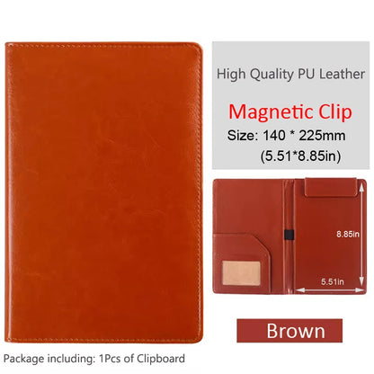 A5/B5 Executive Leather Padfolio Clipboard