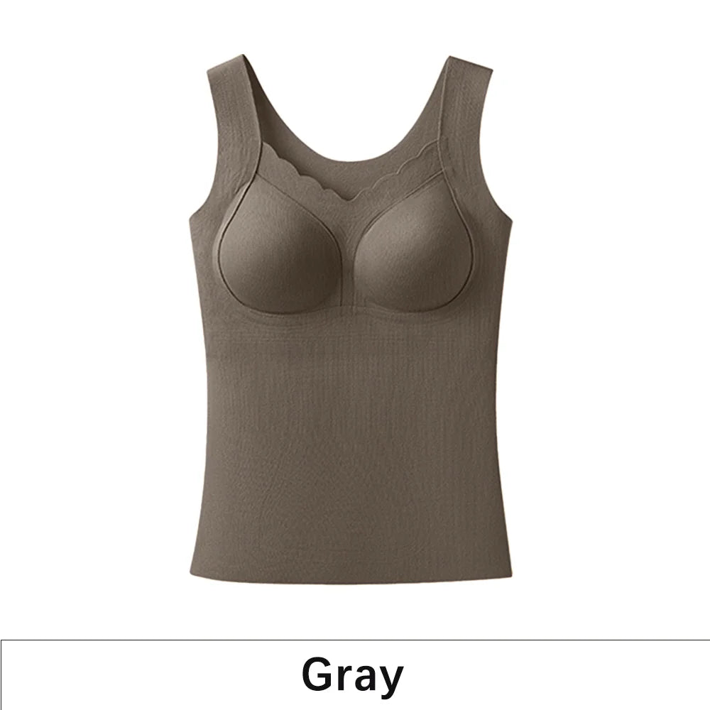 No-Bra Needed Heated Style Thermal Camisole