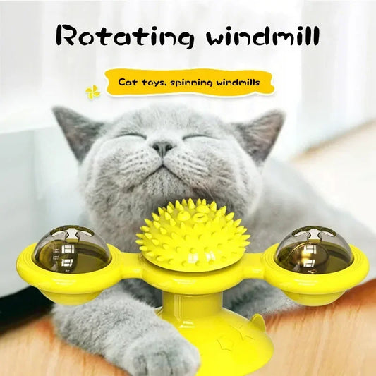 Spinning Cat Windmill Toy