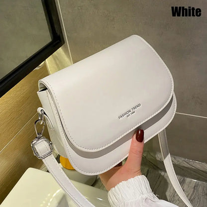 Women's PU Saddle Shoulder Crossbody Bag