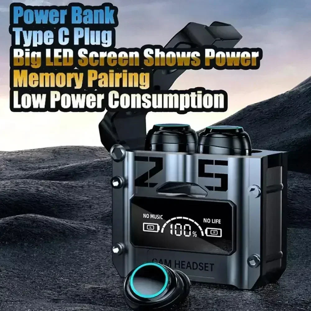 M25 Wireless Bluetooth Earbuds with LED Display